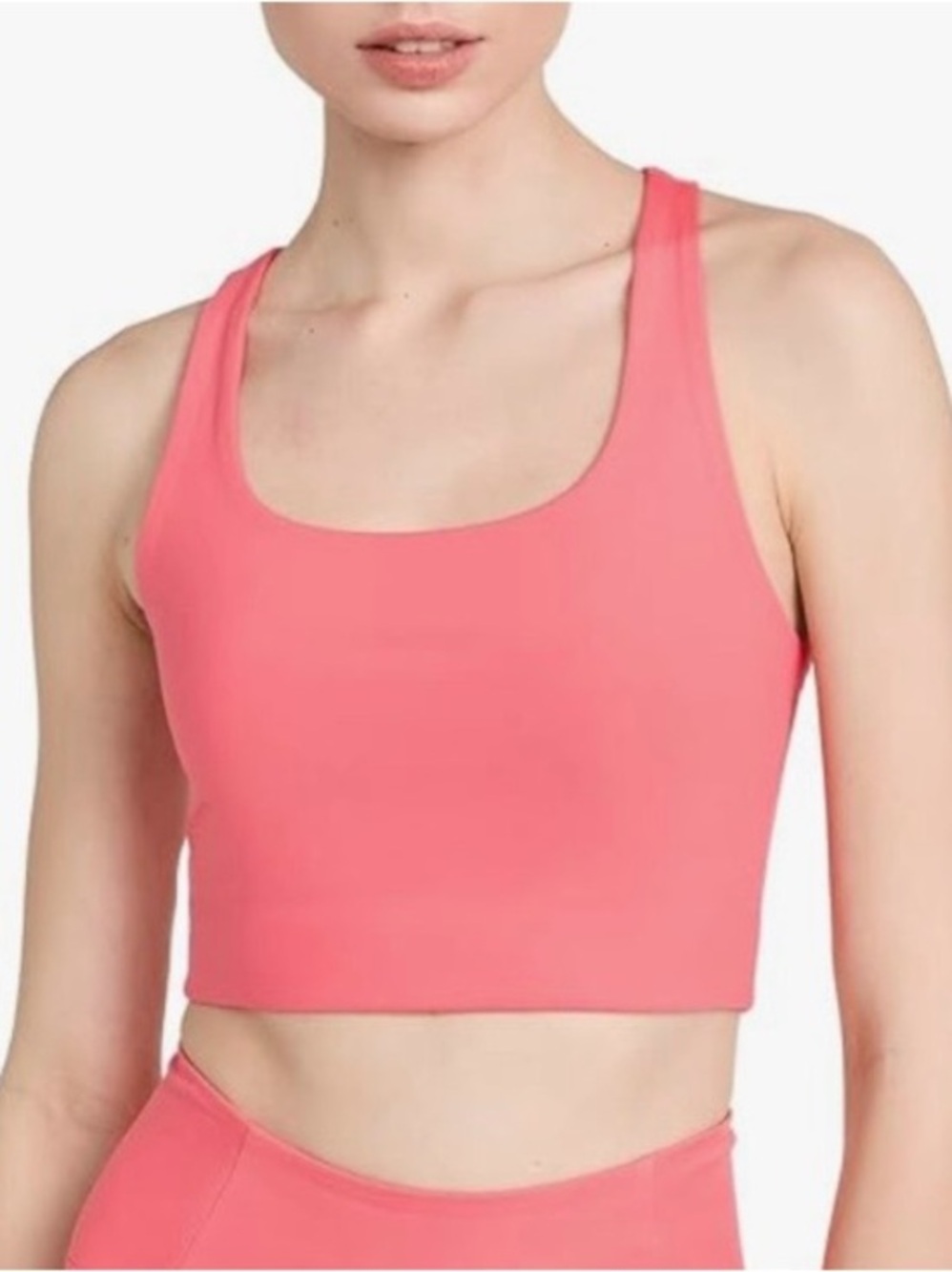 Girlfriend Collective Paloma Racerback Sports Bra Bubblegum XS